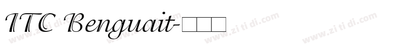 ITC Benguait字体转换